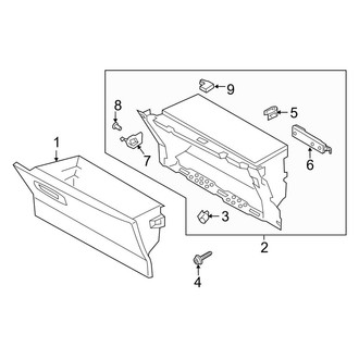 Lincoln OE - Instrument Panel - Glove Box