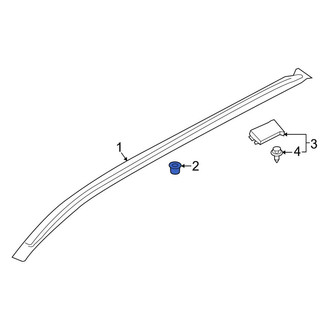 Lincoln OE - Roof Luggage Carrier Side Rail Nut