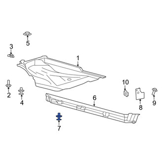 Lincoln OE - Floor Pan Splash Shield Rivet