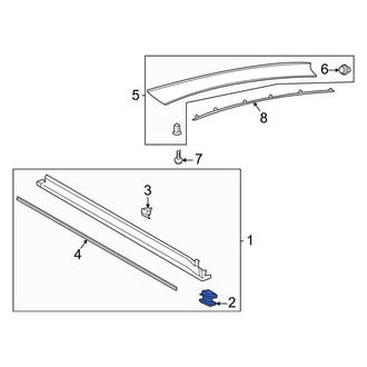 Lincoln OE - Rocker Panel Molding Clip