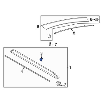 Lincoln OE - Rocker Panel Molding Clip