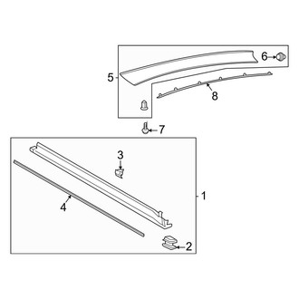Lincoln OE - Pillars, Rocker & Floor - Exterior Trim