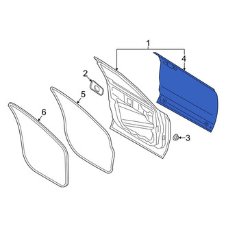 Lincoln OE - Front Right Outer Door Outer Panel