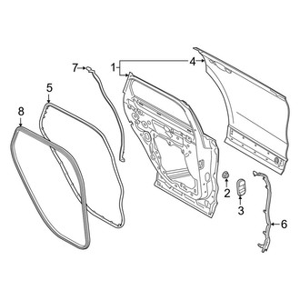 Lincoln OE - Rear Door - Door & Components