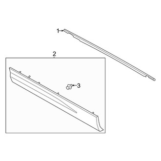 Lincoln OE - Rear Door - Exterior Trim