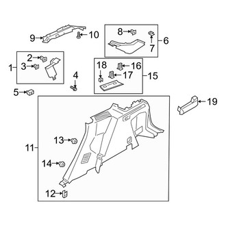 Lincoln OE - Quarter Panel - Interior Trim