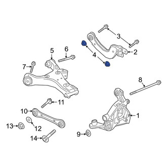 Lincoln OE - Lower Suspension Strut Nut