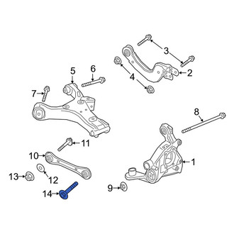 Lincoln OE - Suspension Trailing Arm Bolt