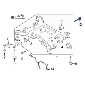 Lincoln OE - Suspension Crossmember Stop Bolt