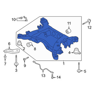 Lincoln OE - Rear Suspension Subframe Crossmember