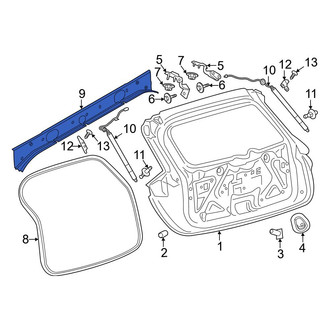Lincoln OE - Rear Upper Hatch Seal
