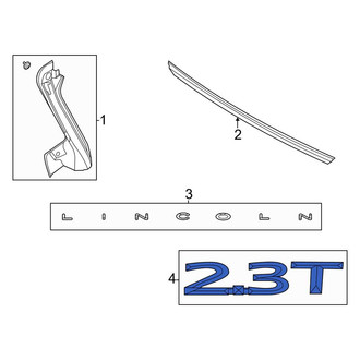 Lincoln OE - Rear Hatch Emblem