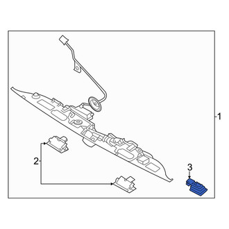 Lincoln OE - Rear Liftgate Latch Release Switch