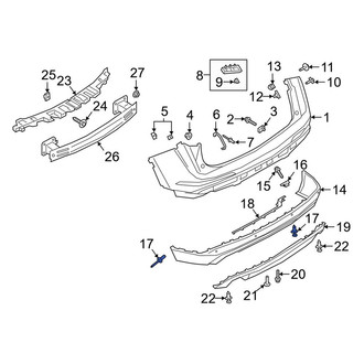Lincoln OE - Bumper Cover Rivet