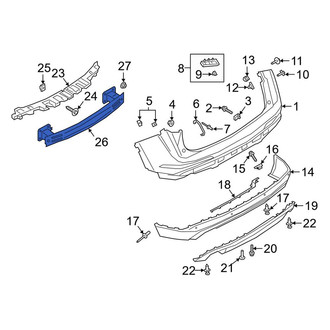 Lincoln OE - Rear Bumper Impact Bar