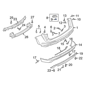 Lincoln OE - Bumper Cover Rivet