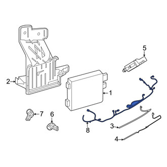 Lincoln OE - Rear Parking Aid System Wiring Harness