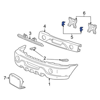 Lincoln OE - Bumper Face Bar Bracket