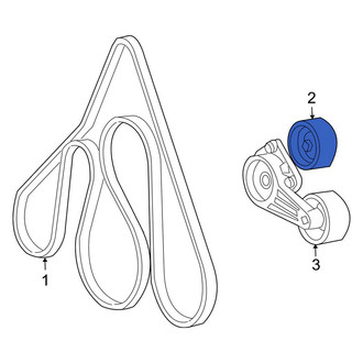 Lincoln OE - Accessory Drive Belt Idler Pulley