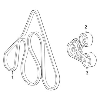 Lincoln OE - Cooling - Belts & Pulleys
