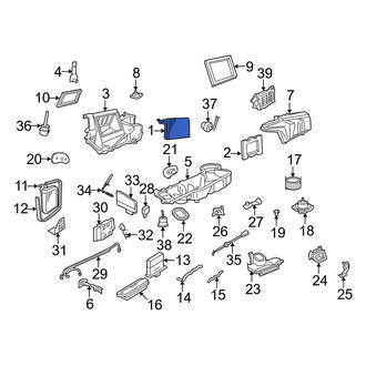 Lincoln OE - A/C Evaporator Core