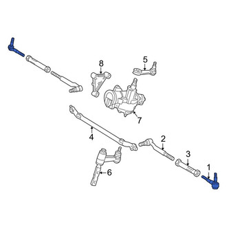 Lincoln OE - Outer Steering Tie Rod End