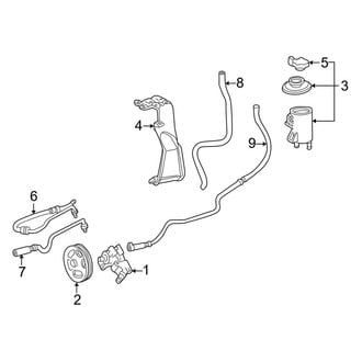 Lincoln OE - Steering Gear & Linkage - Pump & Hoses