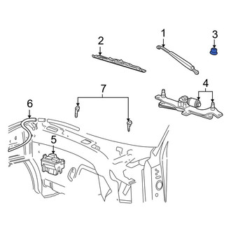 Lincoln OE - Front Wiper Arm Cover