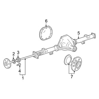 Lincoln OE - Rear Suspension - Axle Housing