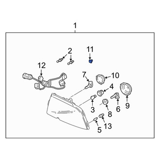Lincoln OE - Headlight Grommet