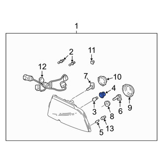 Lincoln OE - Front Parking Light Bulb Socket