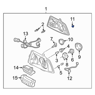 Lincoln OE - Headlight Grommet