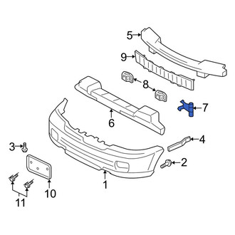 Lincoln OE - Bumper Impact Bar Bracket