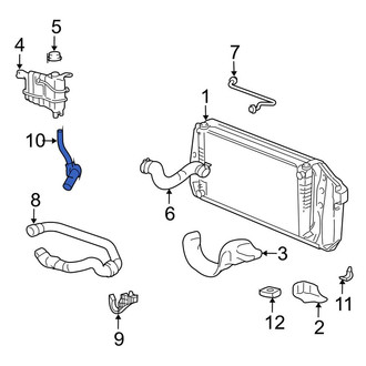 Lincoln OE - Engine Coolant Overflow Hose