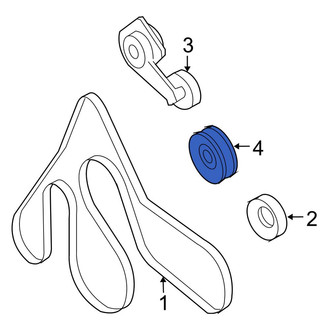 Lincoln OE - Accessory Drive Belt Idler Pulley
