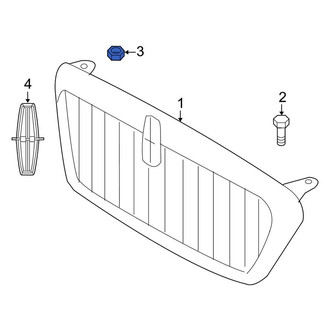 Lincoln OE - Door Mirror Nut