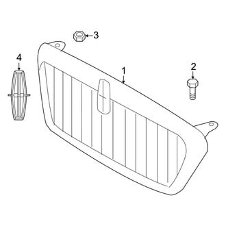 Lincoln OE - Hood & Grille - Grille & Components
