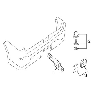 Lincoln OE - Frame - Tow Hook & Hitch