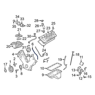Lincoln OE - Right Engine Timing Cover Gasket