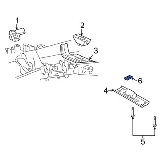 Lincoln OE - Automatic Transmission Vibration Absorber Nut