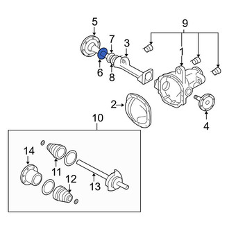 Lincoln OE - Front Drive Axle Shaft Bearing
