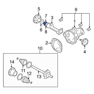 Lincoln OE - Front Drive Axle Shaft Seal