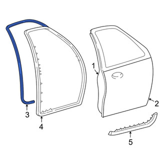 Lincoln OE - Front Inner Door Seal