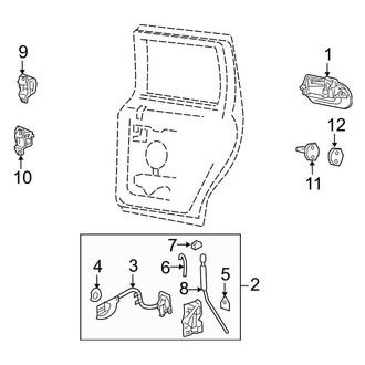 Lincoln OE - Rear Door - Lock & Hardware