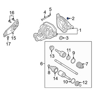 Lincoln OE - Differential Drain Plug