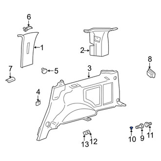 Lincoln OE - Rear Right 12 Volt Accessory Power Outlet Housing