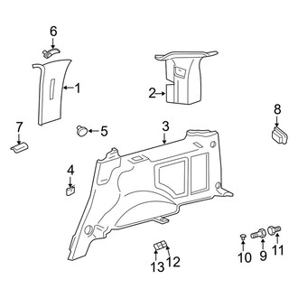 Lincoln OE - Quarter Panel - Interior Trim