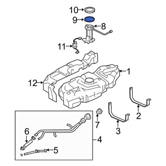 Lincoln OE - Fuel Pump Tank Seal