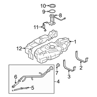 Lincoln OE - Fuel System Components (Base)