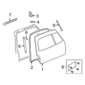 Lincoln OE - Lift Gate - Gate & Hardware